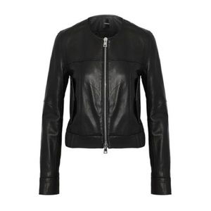 Theory Lambskin Leather Jacket sz XS